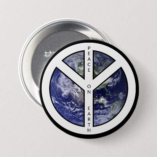 Schaltfläche Weltfrieden Button (Vorne & Hinten)