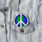 Schaltfläche "Weltfrieden - Erde und Frieden" Button (Beispiel)