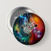 Schaltfläche "Weltraumkitte" Button (Vorne & Hinten)
