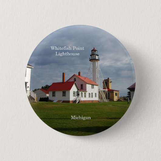 Schaltfläche "Whitefish Point Lighthouse" Button (Vorderseite)
