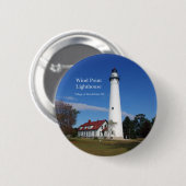 Schaltfläche "Windpunkt Leuchtturm" Button (Vorne & Hinten)