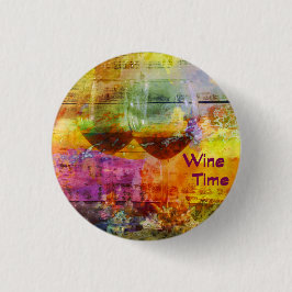 Schaltfläche "Wine Time Marbled" Button