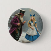 Schaltfläche "Winter Alice" Button (Vorderseite)