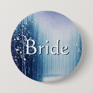 Schaltfläche "Winter Egrets Bride" Button