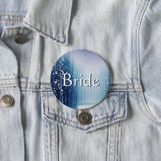 Schaltfläche "Winter Egrets Bride" Button (Beispiel)
