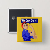 Schaltfläche "Wir können es schaffen" Button (Vorne & Hinten)