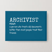 Schaltfläche "Witty Archivist" Button (Vorderseite)