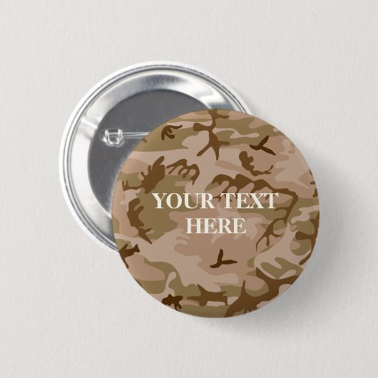 Schaltfläche "Wüstensand-Camouflage" Button (Vorne & Hinten)