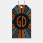 SCHALTFLÄCHE XIX + Foto, Text, Monogramm Geschenkanhänger (Vorderseite)