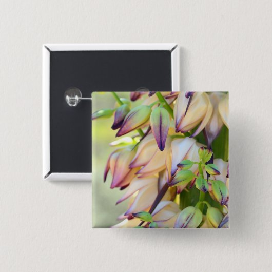 Schaltfläche Yucca-Blume Button (Vorne & Hinten)