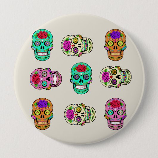 Schaltfläche "Zuckerkullen" Button (Vorderseite)