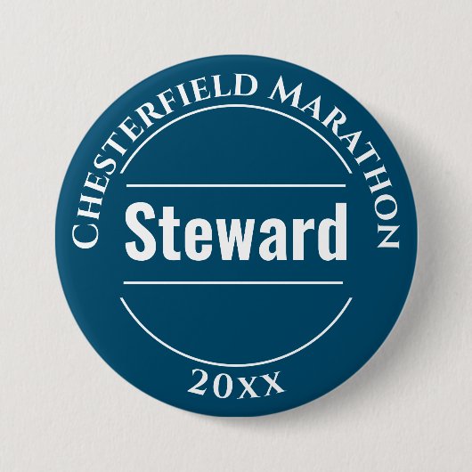 Schaltfläche zum Abzeichen von EreignisSteward Button (Vorderseite)