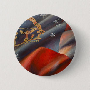 Schaltfläche zum Anmalen der Flagge in Georgien Button