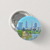 Schaltfläche zum Anzeigen des Randes in Cleveland Button (Vorne & Hinten)