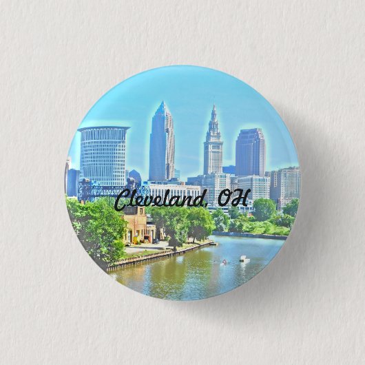 Schaltfläche zum Anzeigen des Randes in Cleveland Button (Vorderseite)