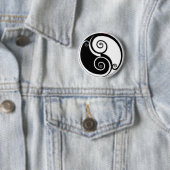Schaltfläche zum Button von abstrakt Yen Yang Back (Beispiel)