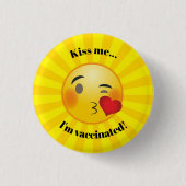 Schaltfläche zum Entwurf der Impfung Button (Vorderseite)