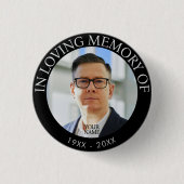 Schaltfläche zum Memorandum für personalisiertes F Button (Vorderseite)