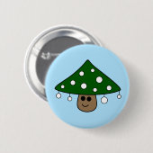 Schaltfläche zum Mushroom-Weihnachtsbaum Button (Vorne & Hinten)