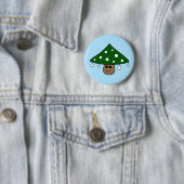 Schaltfläche zum Mushroom-Weihnachtsbaum Button (Beispiel)