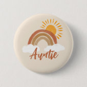 Schaltfläche zum Titel der neutralen Bohemischen T Button (Vorderseite)