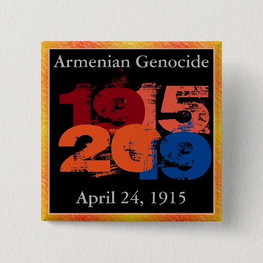 Schaltfläche zum Völkermord an Armenien Button (Vorderseite)