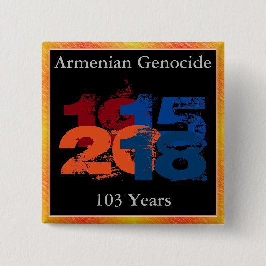 Schaltfläche zum Völkermord an Armenien Button (Vorderseite)