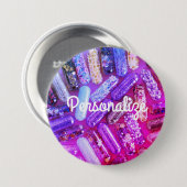 Schaltfläche zur Behandlung von Glitzer Button (Vorne & Hinten)