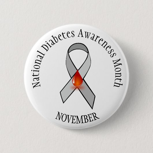 Schaltfläche zur Sensibilisierung für den Monat No Button (Vorderseite)