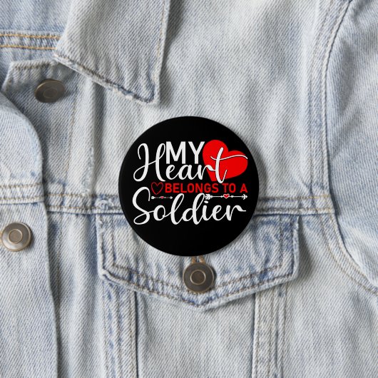 Schaltfläche zur Unterstützung militärischer Liebe Button (Beispiel)
