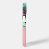 SCHALTFLÄCHEN, AQUAMARINE ROSE UND ANEMONEN-BLUME Case-Mate iPhone HÜLLE (Rückseite / Rechts)