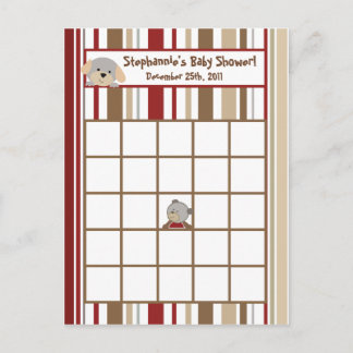 Schaltflächen für Bingokarte-Cocalos Einladungspostkarte