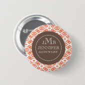 Schaltflächen für das Abzeichen Monogramm Musterna Button (Vorne & Hinten)