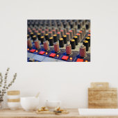 Schaltflächen für das Mischen Poster (Küche)