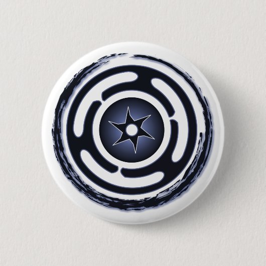 Schaltflächen für Hecate-Wheel (blau) Button (Vorderseite)