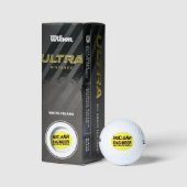 Schaltflächen für nukleare Ingenieure Golfball (Verpackungen)