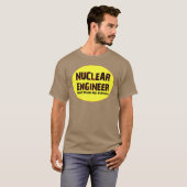 Schaltflächen für nukleare Ingenieure T-Shirt (Vorne ganz)