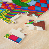 Schaltflächen in Formen gefangen Puzzle (Seite)
