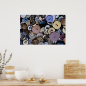 Schaltflächen mischen poster (Küche)