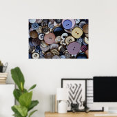 Schaltflächen mischen poster (Heimbüro)