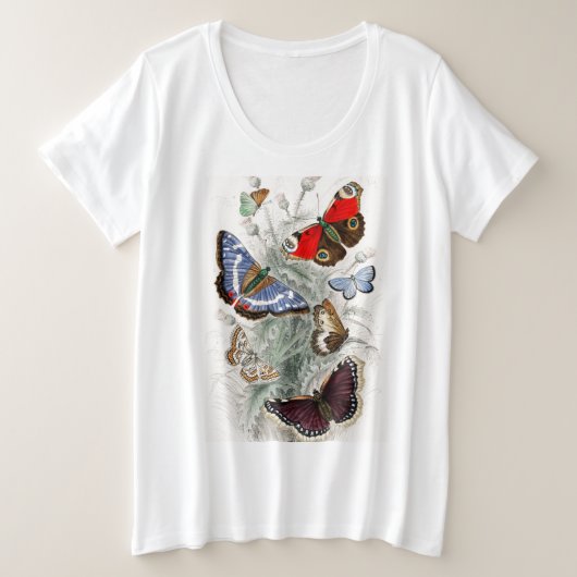 SCHALTFLÄCHEN T - Shirt PLUS GRÖSSE BAUMWOLLE (Design vorne)