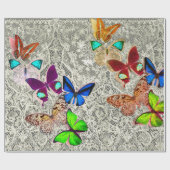 SCHALTFLÄCHEN UND ANTIQUE FLÄCHE GESCHENKPAPIER (Flach)