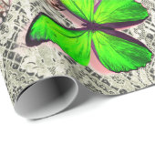 SCHALTFLÄCHEN UND ANTIQUE FLÄCHE GESCHENKPAPIER (Rolleneckpunkt)