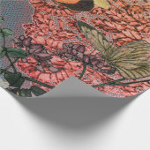 SCHALTFLÄCHEN UND ANTIQUE LACE-Wrapping Paper Geschenkpapier (Ecke)