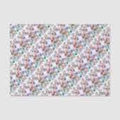 SCHALTFLÄCHEN UND BLUMEN SEIDENPAPIER (Vorderseite)