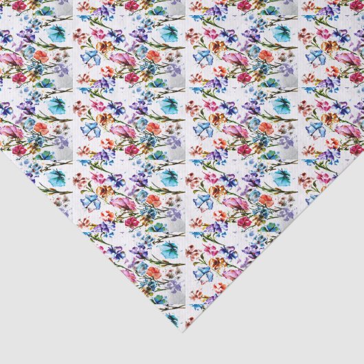 SCHALTFLÄCHEN UND BLUMEN SEIDENPAPIER (Ausschnitt)