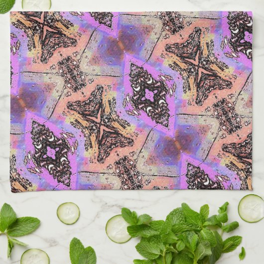 SCHALTFLÄCHEN UND MOTHEKEN GESCHIRRTUCH (Gefaltet)