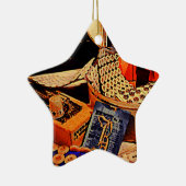 Schaltflächen und Snaps Keramik Ornament (Rechts)