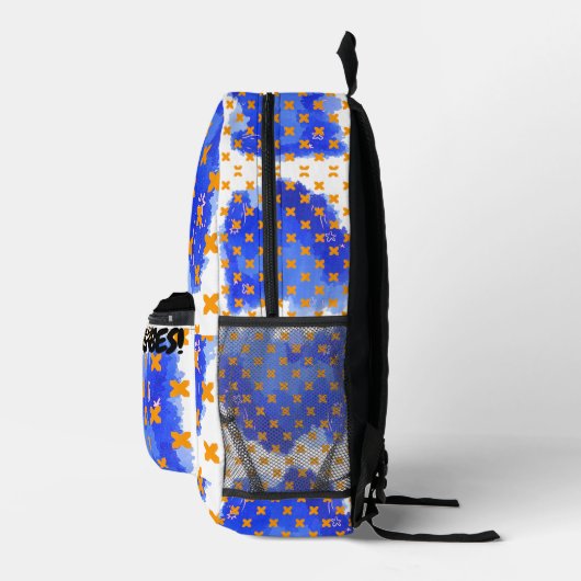 SCHALTFLÄCHER-VIBEN Druckknopfbeutel Bedruckter Rucksack (Rechts)