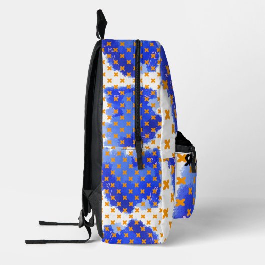 SCHALTFLÄCHER-VIBEN Druckknopfbeutel Bedruckter Rucksack (Links)